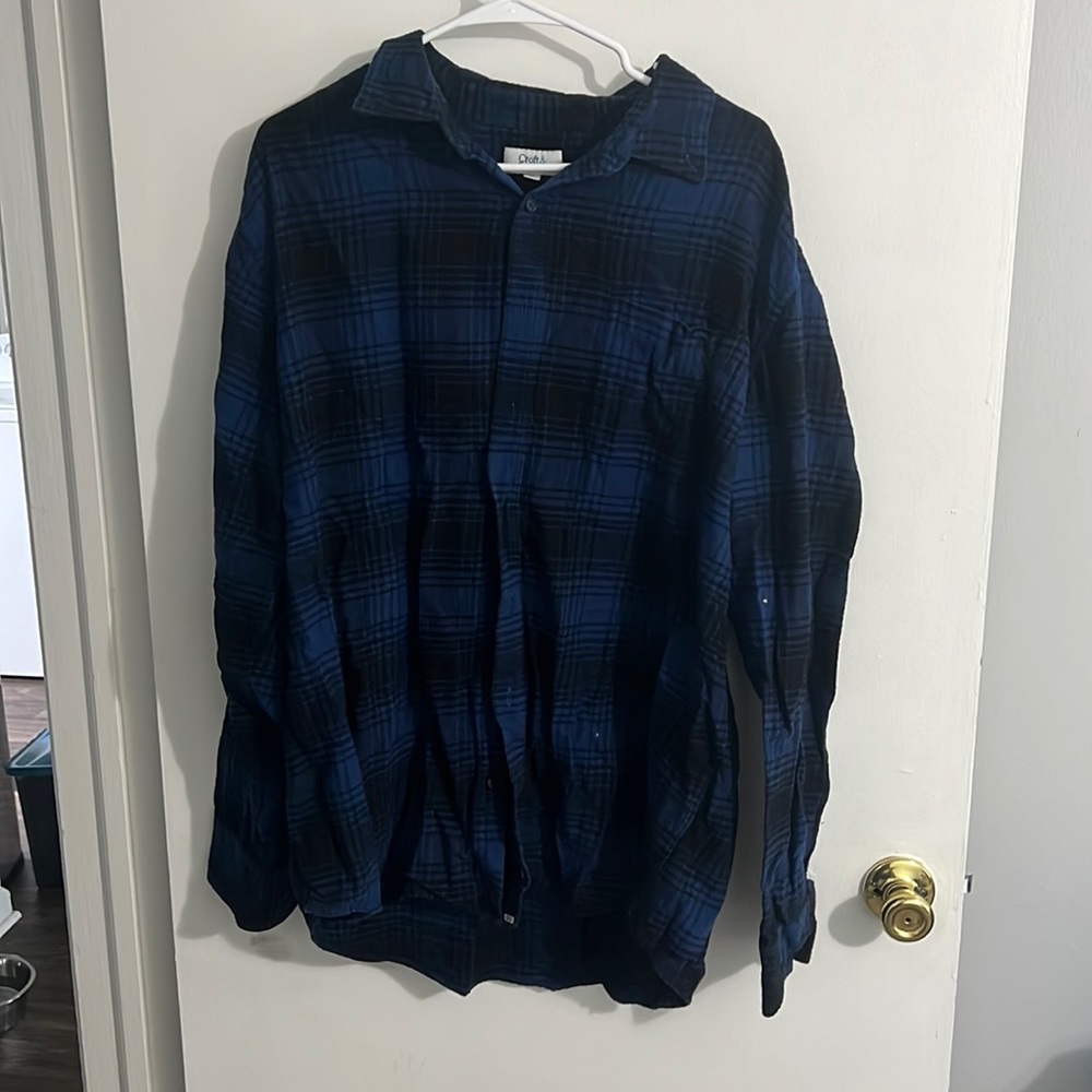 Flannel button up shirt Men’s XL